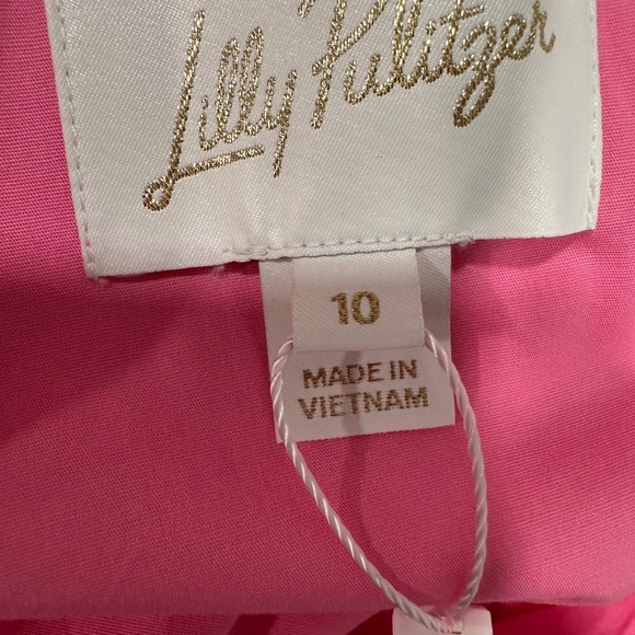 NWT Lilly Pulitzer Lucilyn One Shoulder  Size 10 - Picture 4 of 10